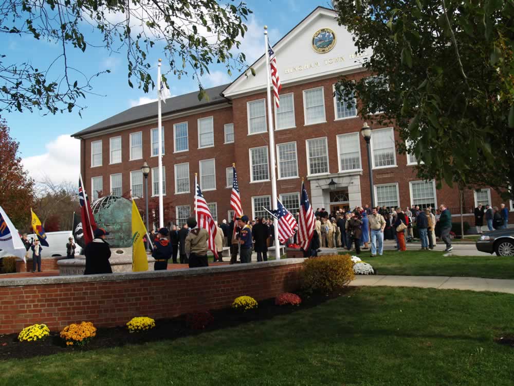 Opening Ceremonies in front of Town Hall 2